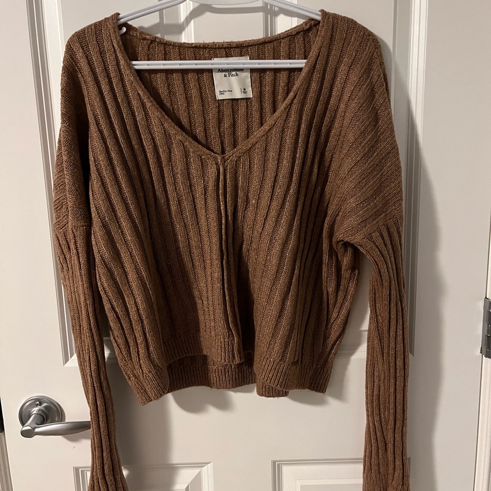 Abercrombie & Fitch Sweater - Taupe/Brown